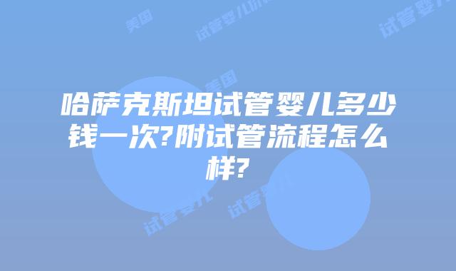 哈萨克斯坦试管婴儿多少钱一次?附试管流程怎么样?