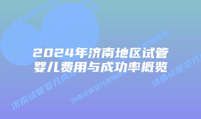 2024年济南地区试管婴儿费用与成功率概览