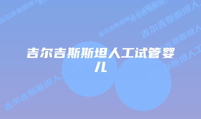 吉尔吉斯斯坦人工试管婴儿