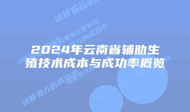 2024年云南省辅助生殖技术成本与成功率概览