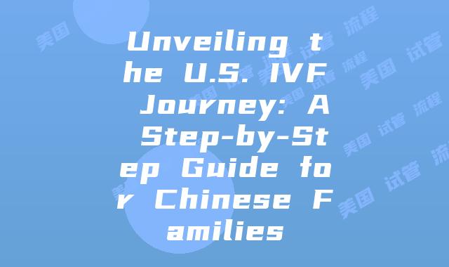 Unveiling the U.S. IVF Journey: A Step-by-Step Guide for Chinese Families